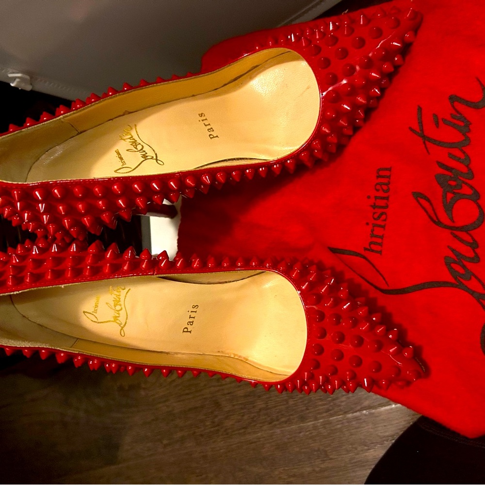 Christian Louboutin authentic pumps! Wore it once for my anniversary !